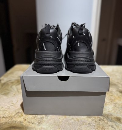 Balenciaga - Triple All Over Logo - Black