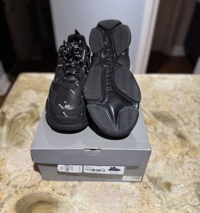 Balenciaga - Triple All Over Logo - Black