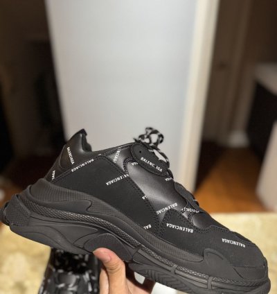 Balenciaga - Triple All Over Logo - Black