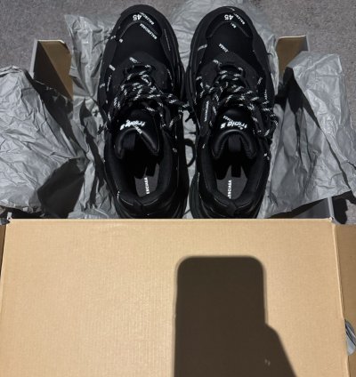 Balenciaga - Triple All Over Logo - Black