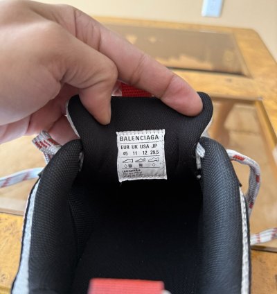 Balenciaga 10XL Sneaker White Grey Red