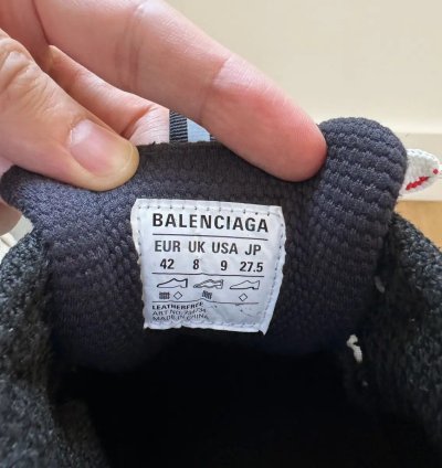 Balenciaga 3XL Grey White Red