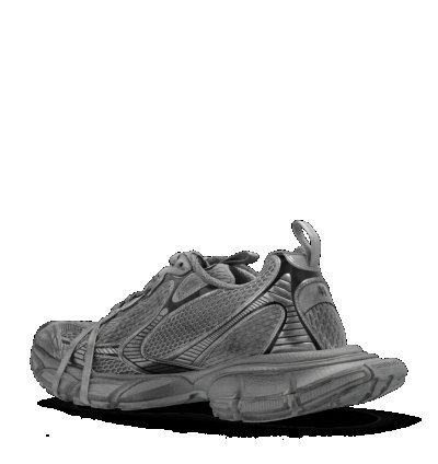 Balenciaga 3XL Men Gray Black Low Top Sneakers New