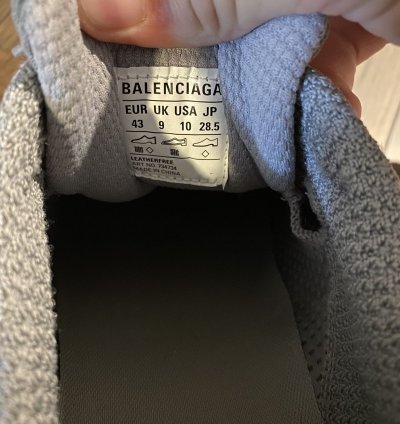 Balenciaga 3XL sneakers reflective grey