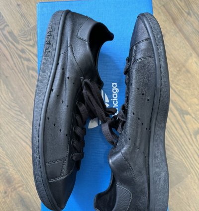 Balenciaga Adidas Stan Smiths (black) size 42