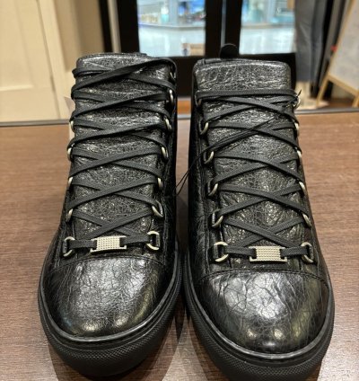 Balenciaga Arena High Black Leather