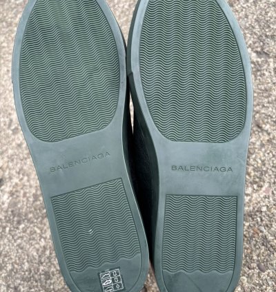 Balenciaga Arena High Dark Green Leather