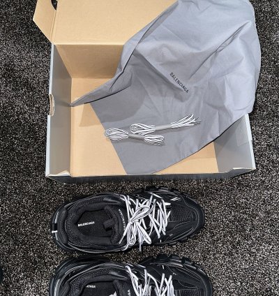 Balenciaga Black Track Sneakers