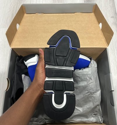 Balenciaga Blue Knit Speed Trainer