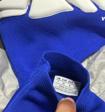 Balenciaga Blue Knit Speed Trainer