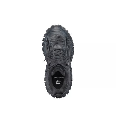 Balenciaga Bouncer 1250 Black Mesh Nylon Sneakers New