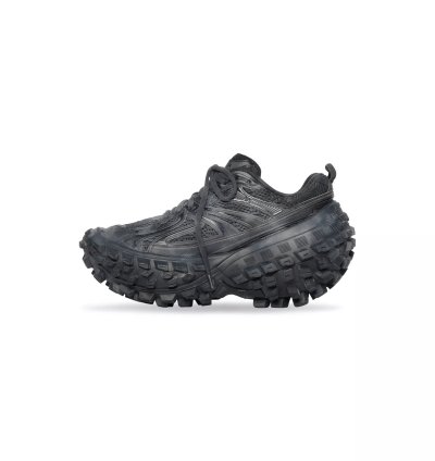 Balenciaga Bouncer 1250 Black Mesh Nylon Sneakers New