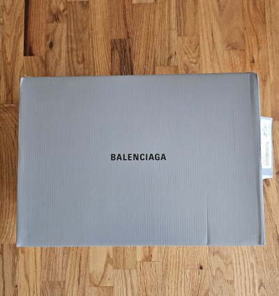 Balenciaga Cargo Sneakers Size 41 Grey White Blue