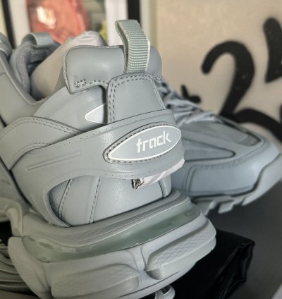 BALENCIAGA COOL GREY TRACK SNEAKERS