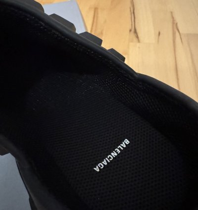 Balenciaga Defender Bouncer Mule Slippers Black