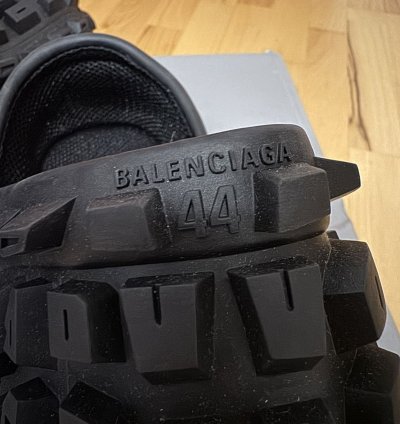 Balenciaga Defender Bouncer Mule Slippers Black