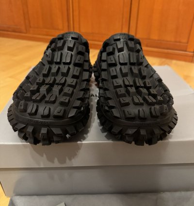 Balenciaga Defender Bouncer Mule Slippers Black