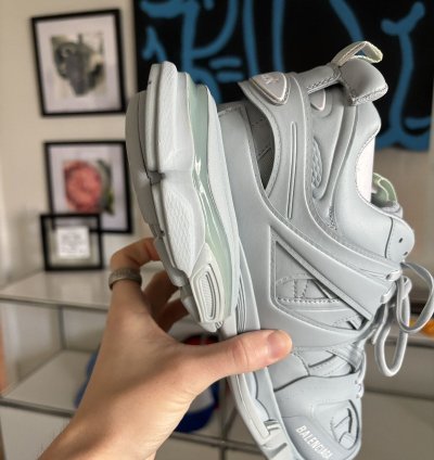 BALENCIAGA GREY TRACK SNEAKERS