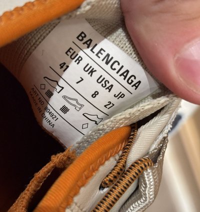 Balenciaga Hike Sneaker beige Runner Track 804921WHIKE2070