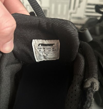 Balenciaga mat black runner