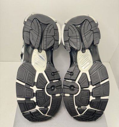 Balenciaga Men Runner Sneaker Black White Sz 12 US (45 EU)