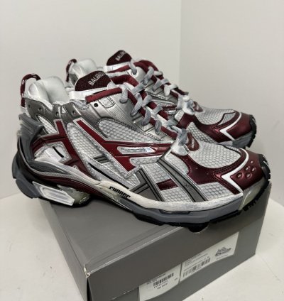 Balenciaga Men Runner Sneaker Burgundy Sz 13 US (46 EU)