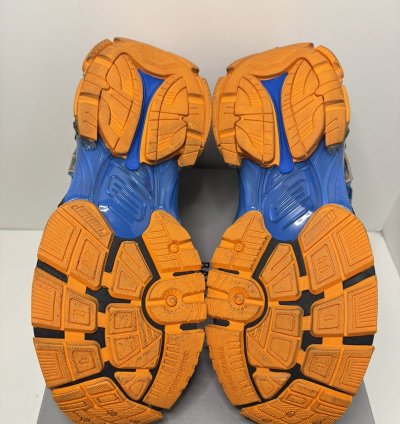 Balenciaga Men Runner Sneaker Orange Blue Sz 13 US
