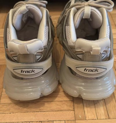 Balenciaga Men Track Tan Clear Sole Low Top Sneakers 44 11