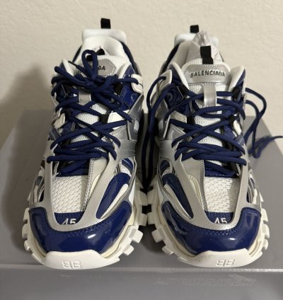 Balenciaga Metallic Track LED Sneaker (45)