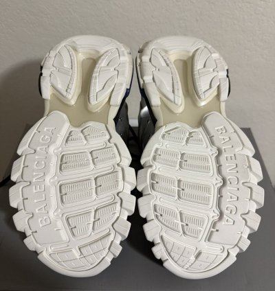 Balenciaga Metallic Track LED Sneaker (45)