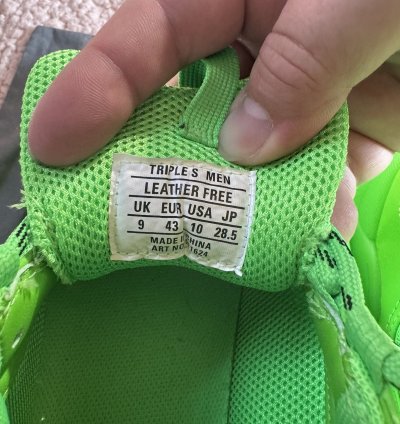 Balenciaga Neon Green LIMITED Triple