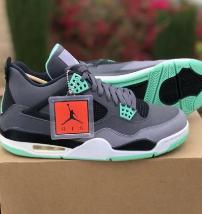 Nike Air Jordan 4 Retro ' Green Glow ' 308497-033