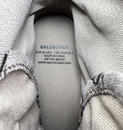 BALENCIAGA Paris BB Monogram Logo High-Top Sneaker Men Shoes