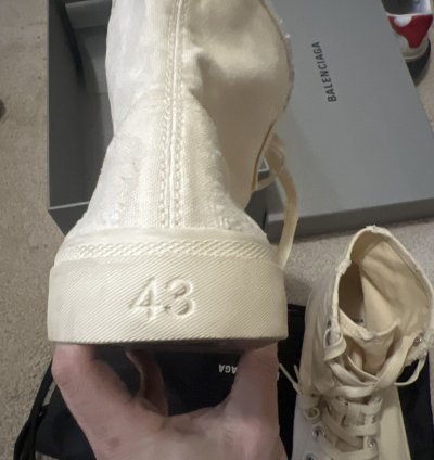 Balenciaga Paris high top shoe