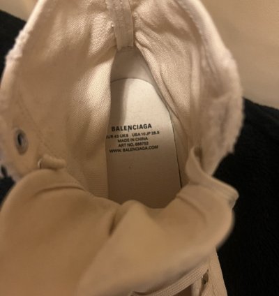 Balenciaga Paris high top shoe