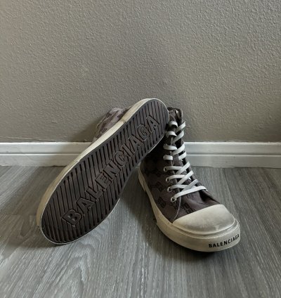 Balenciaga Paris high top sneakers