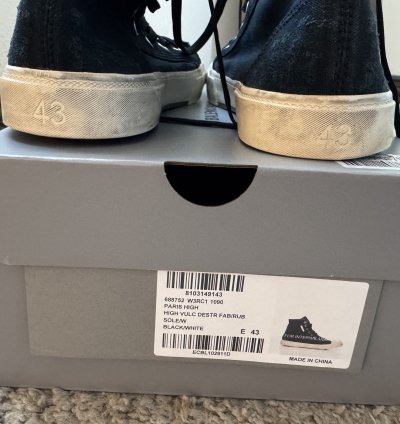 Balenciaga Paris High-Top Sneaker