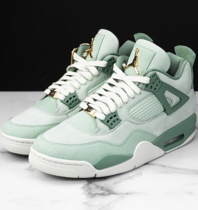 Jordan 4 " First Class " Gold Green