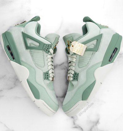 Jordan 4 " First Class " Gold Green