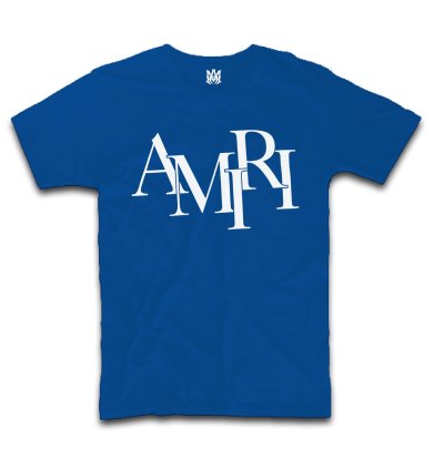 Amiri Staggered Hip Hop Logo T-Shirt USA