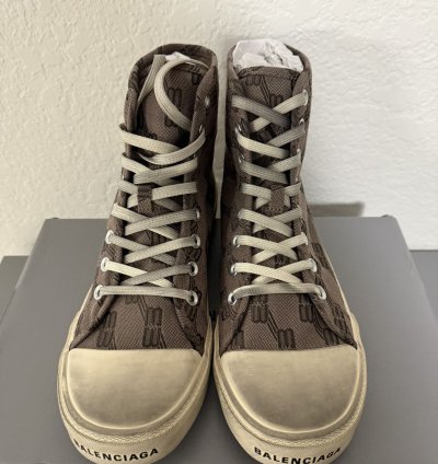 Balenciaga Paris Monogram High Top Sneaker (42)