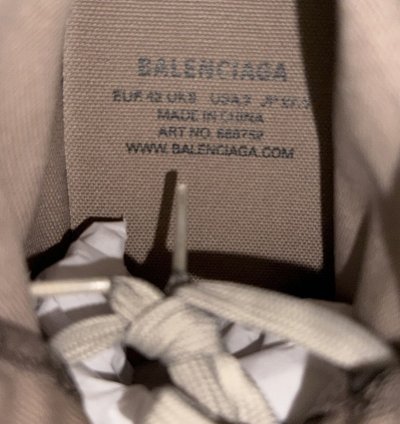 Balenciaga Paris Monogram High Top Sneaker (42)