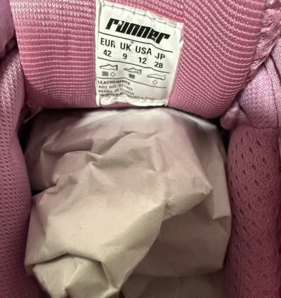 Balenciaga Pink Runner Sneaker (42)