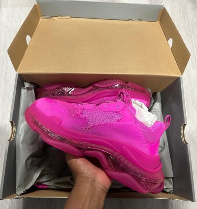 Balenciaga Pink Triple Sneakers