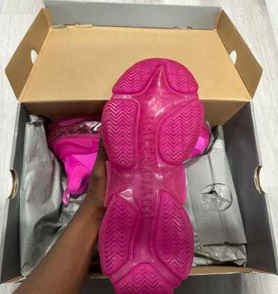Balenciaga Pink Triple Sneakers
