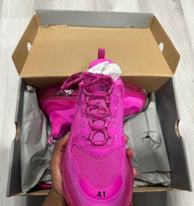 Balenciaga Pink Triple Sneakers