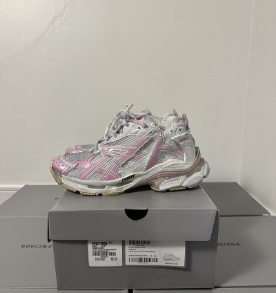 Balenciaga Pink White Runner Shoe