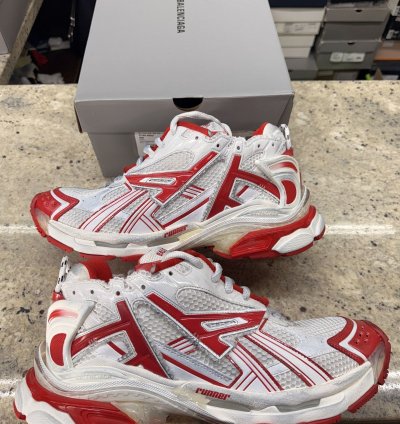 Balenciaga Red Track runners
