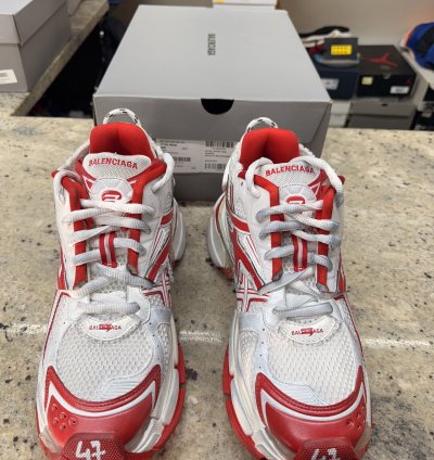 Balenciaga Red Track runners