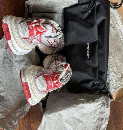 Balenciaga Red White 3XL sneakers